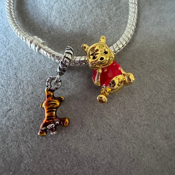 Winnie the Pooh and Tigger Charms fits PANDORA - Picture 5 of 8